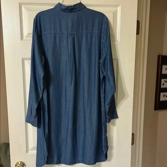 Denim Shirt Dress - Picture 5 of 6